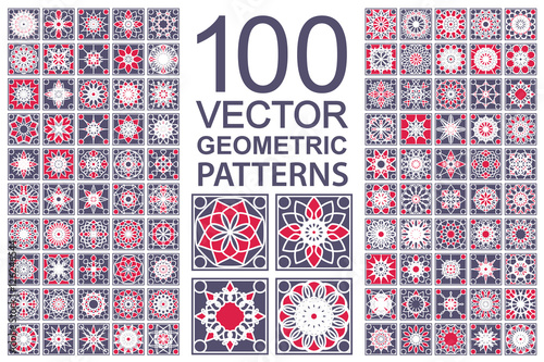 Vector Set of Geometric Patterns