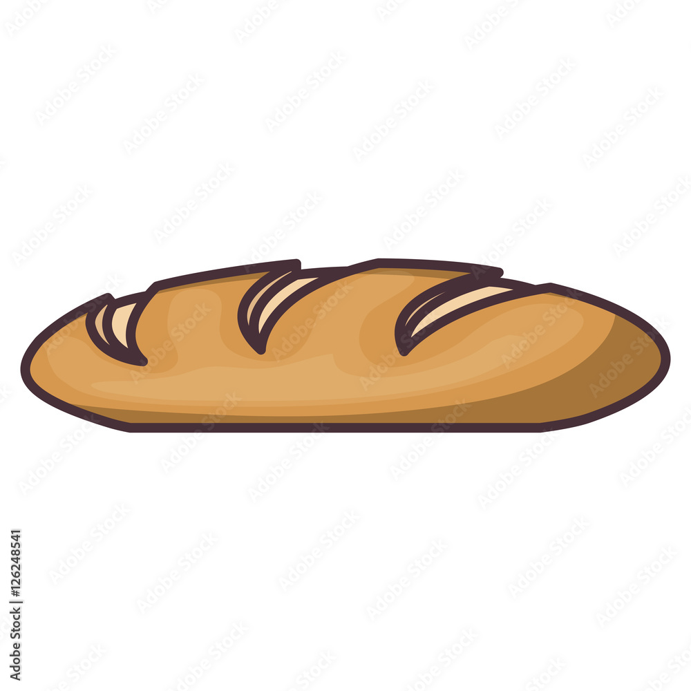 Bread icon. Bakery shop traditional and product theme. Isolated design. Vector illustration Bread icon. Bakery shop traditional and product theme. Isolated design. Vector illustration