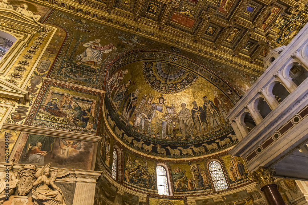 Basilica di Santa Maria in Trastevere, Rome, Italy