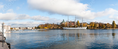 Picturesque autumn review Stockholm