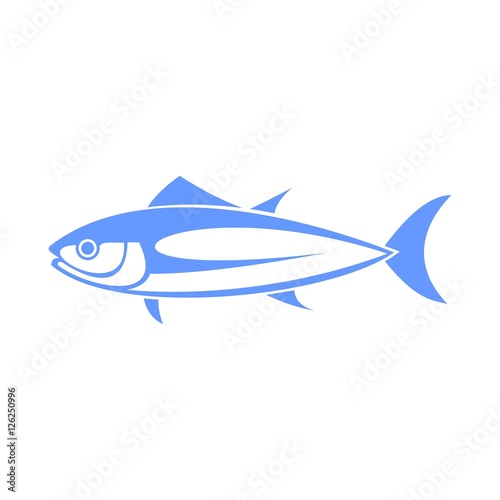 Tuna fish vector icon