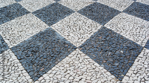 Portuguese pavement, calçada portuguesa