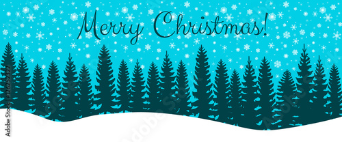 Christmas horisontal banner