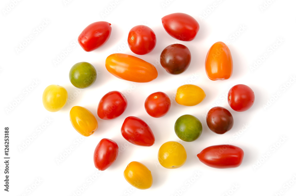 Verschiedene Cocktailtomaten Verschiedene Cocktailtomaten