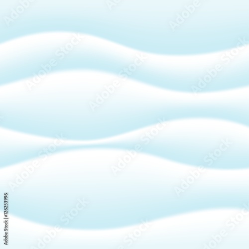 Wavy 3D structure with gradient shades. Vector mesh illustration