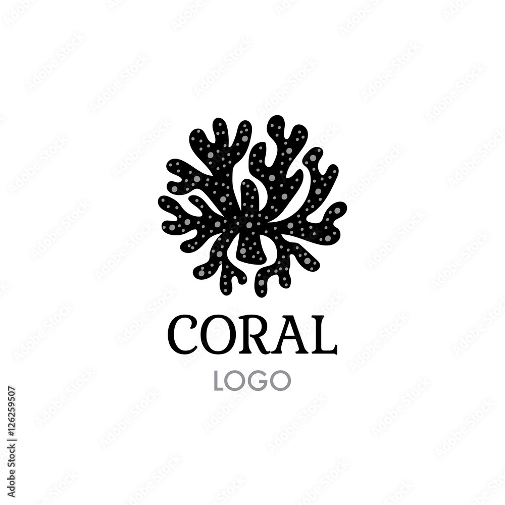 Bright vector coral.