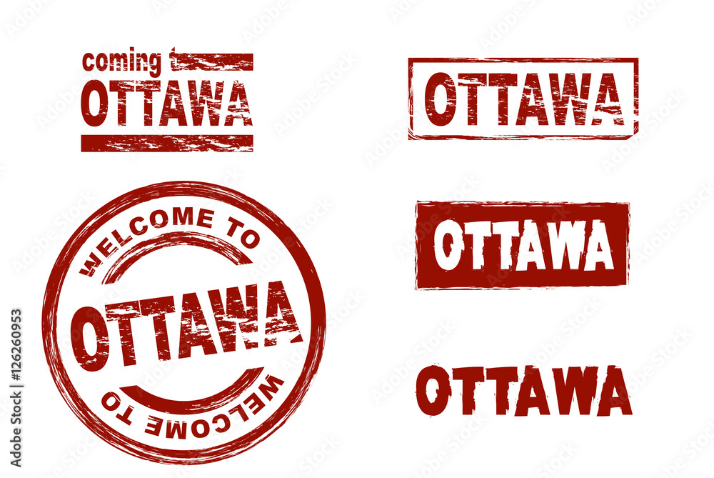 Ink stamp set Ottawa Ink stamp set Ottawa
