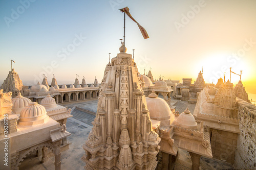 Εκτύπωση καμβά Jain temples on top of Shatrunjaya hill