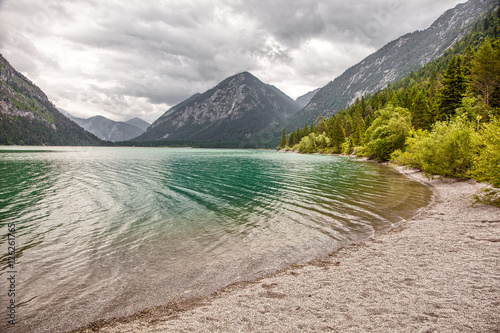 Beautiful scenery around Heiterwanger lake  Heiterwanger See   Austria