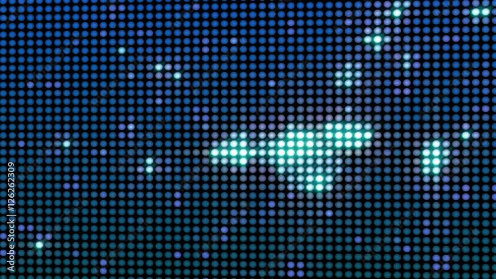 Abstract background with moving gloss particles.