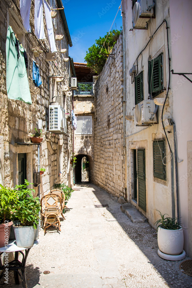 Obraz premium Dubrovnik street in the Old Town