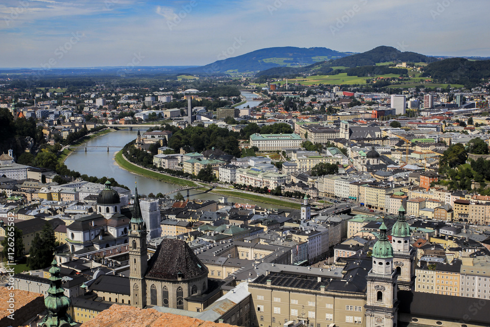 A beautiful city in Austria named Salzburg