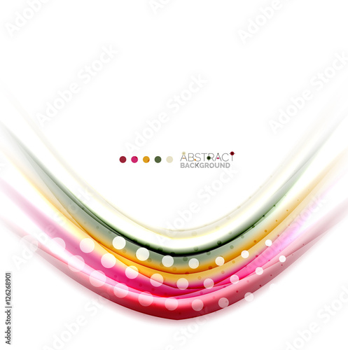 Colorful blurred stripes, abstract background