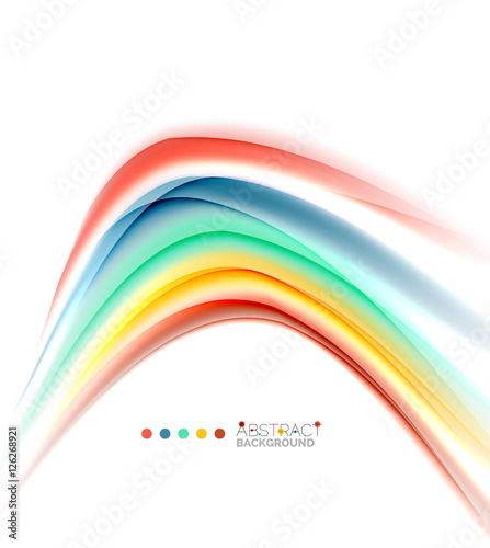 Colorful blurred stripes  abstract background
