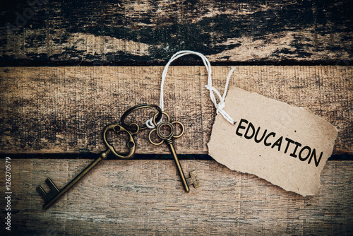 The concept of 'education' is translated by key and silver key c