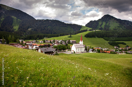 Amazing alpine scenery from Berwang, Austria