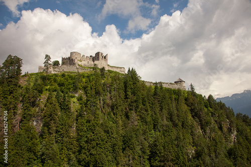 Views of the Ehrenberg castle ruins  Austria