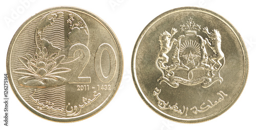 Morocco coins centimes