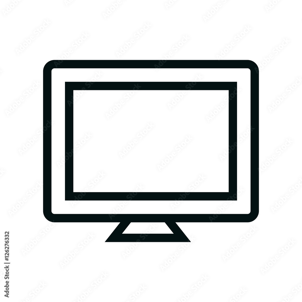 monitor desktop computer icon vector illustration design monitor desktop computer icon vector illustration design