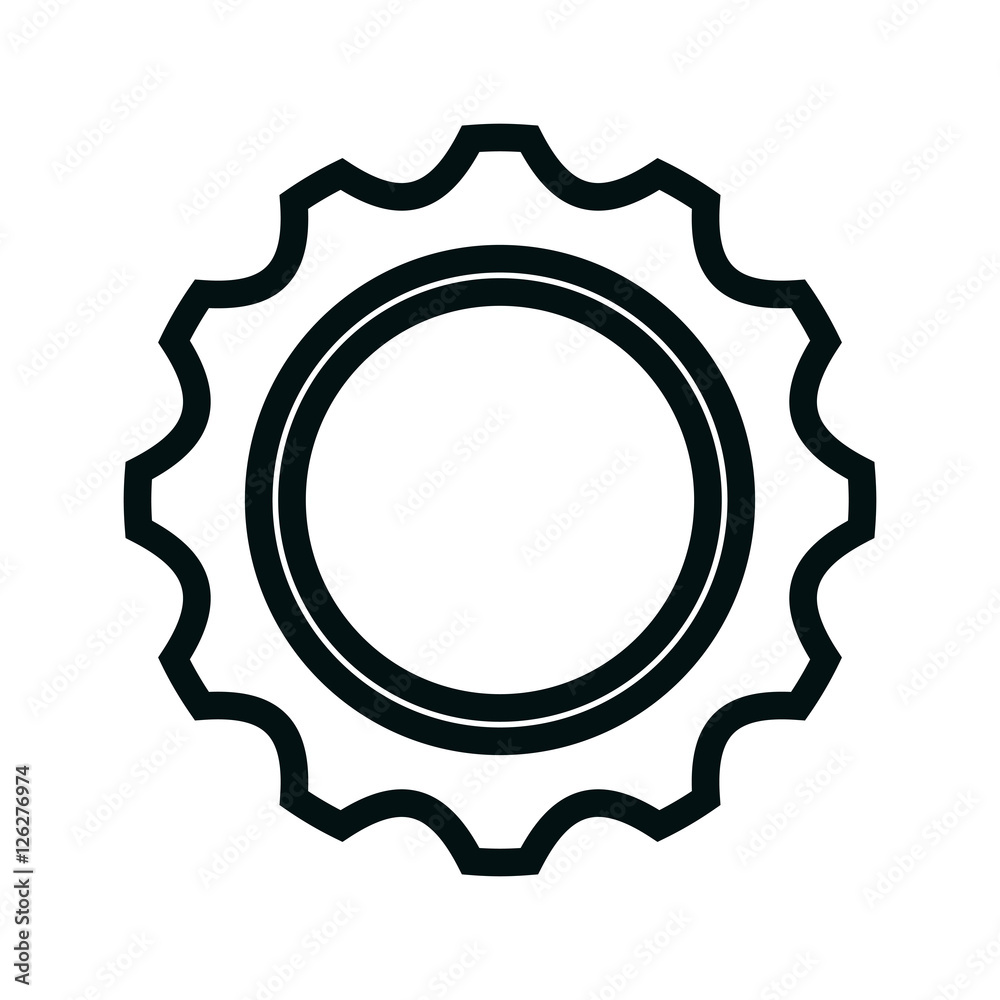 gear setting isolated icon vector illustration design gear setting isolated icon vector illustration design