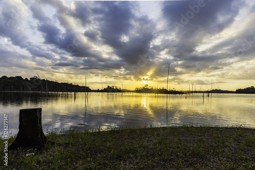 Lake Brokopondo in Surinam