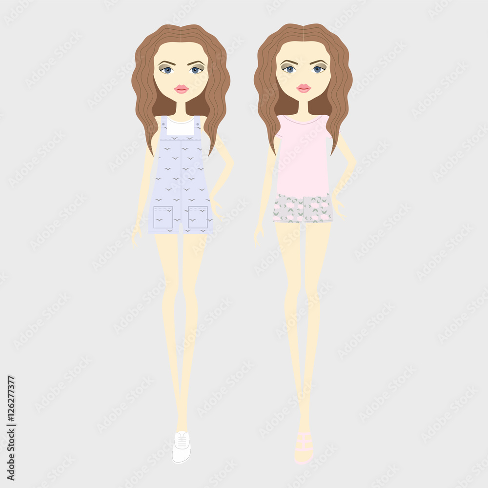 make-up hairstyle. shorts. top. blouse. skirt. footwear. overall make-up hairstyle. shorts. top. blouse. skirt. footwear. overall