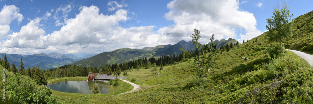 Panorama Planai See in der Steiermark