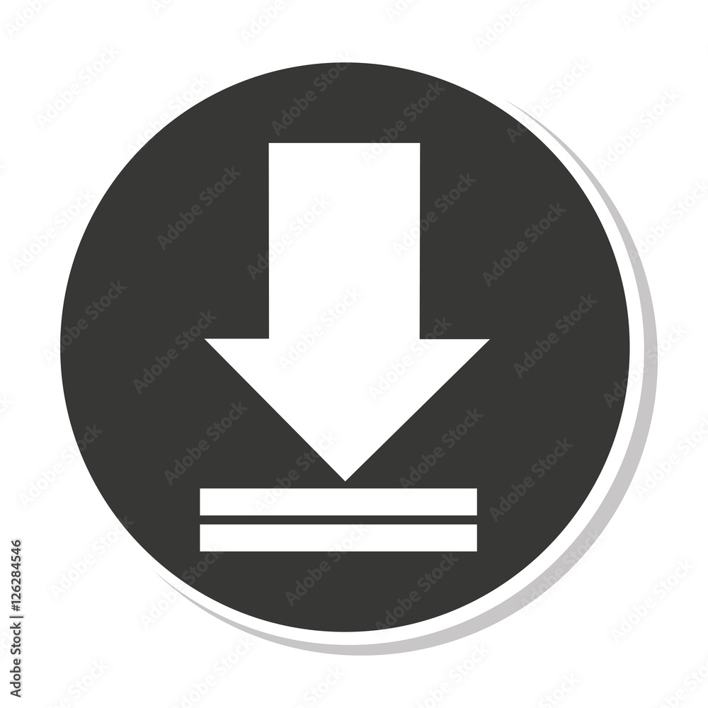 arrow download symbol isolated icon vector illustration design arrow download symbol isolated icon vector illustration design