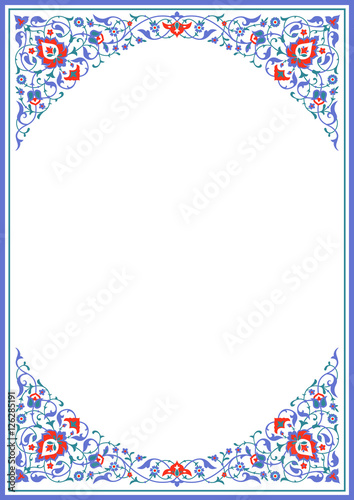 Ornate ornamental frame