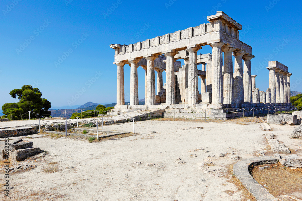 The Sanctuary of Aphaia on Aegina island, Greece