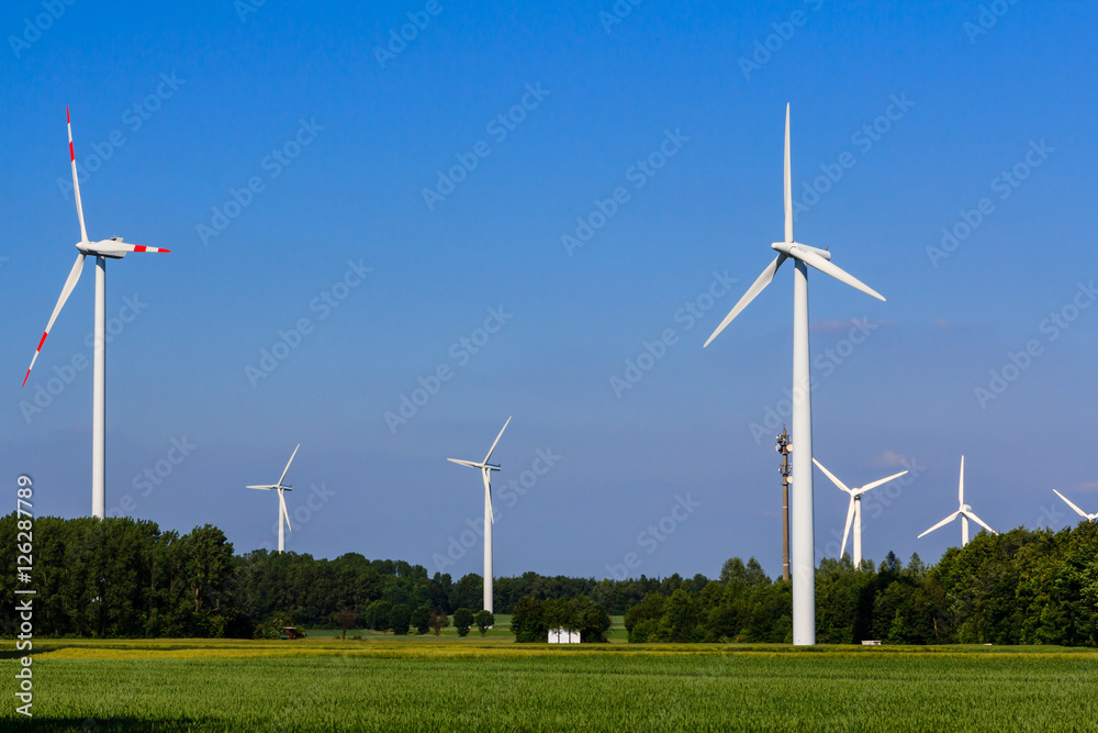 Windkraftpark, Energiewende, erneuerbare Energie Windkraftpark, Energiewende, erneuerbare Energie