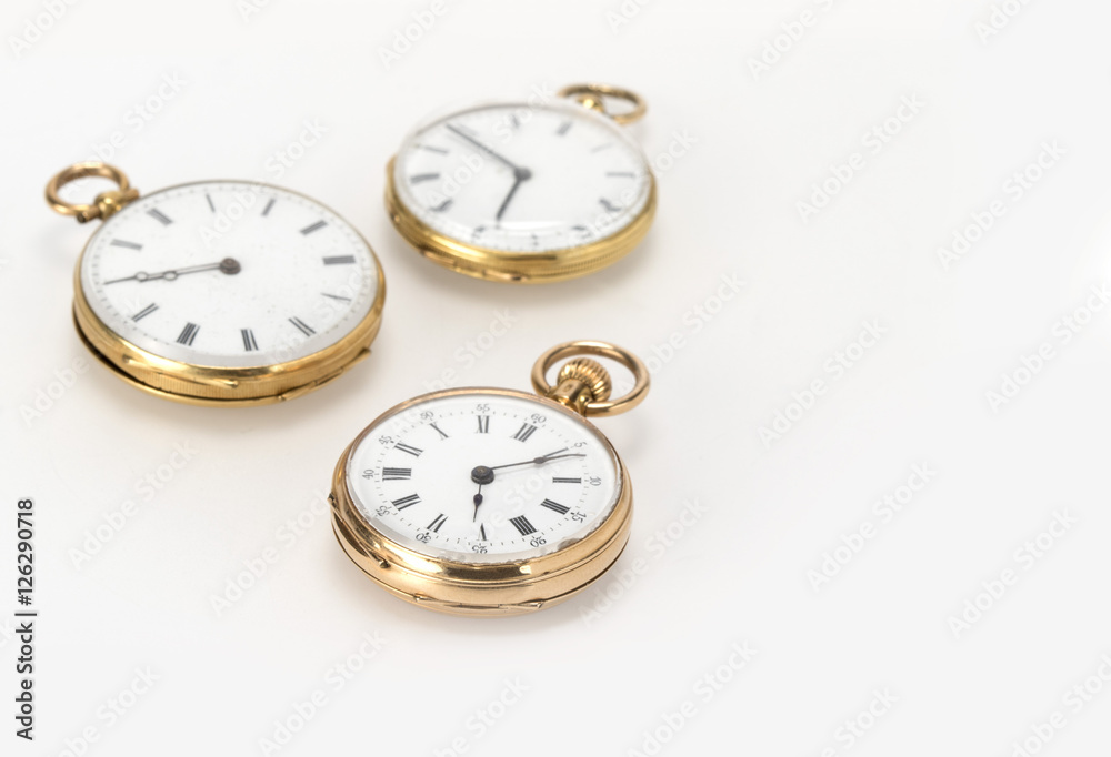 Group of Pocket Watches Time Clocks Group of Pocket Watches Time Clocks
