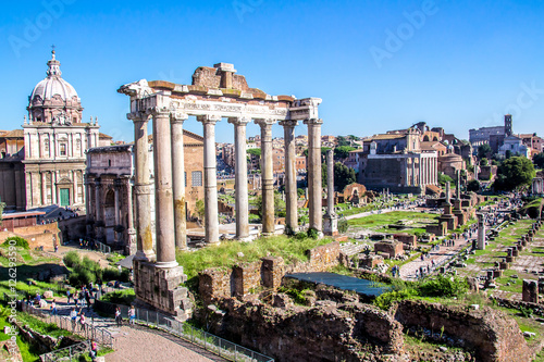 The Roman forum, Italy