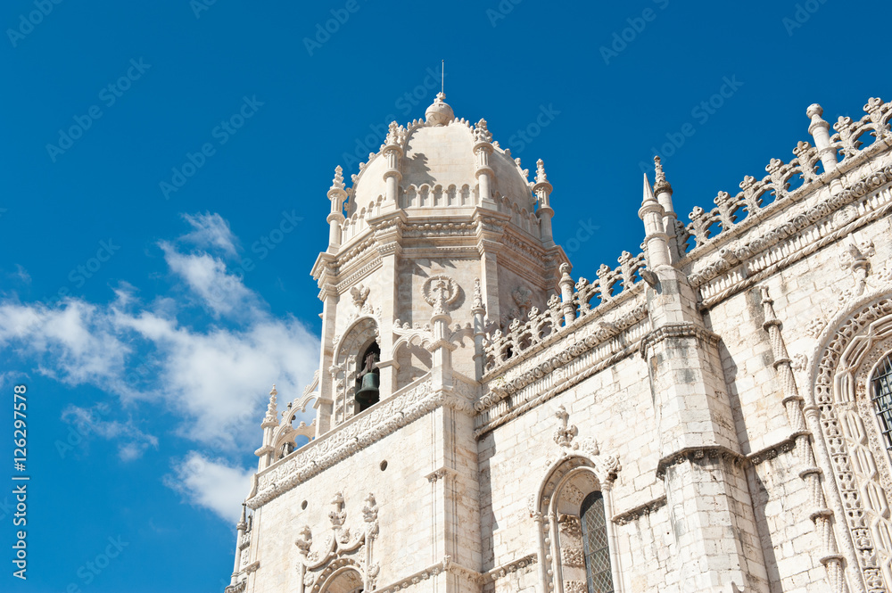 Jeronimos Monastery or Hieronymites Monastery (Mosteiro dos Jeronimos), Lisbon, Portugal