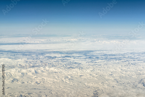 Aerial photo of Iceland