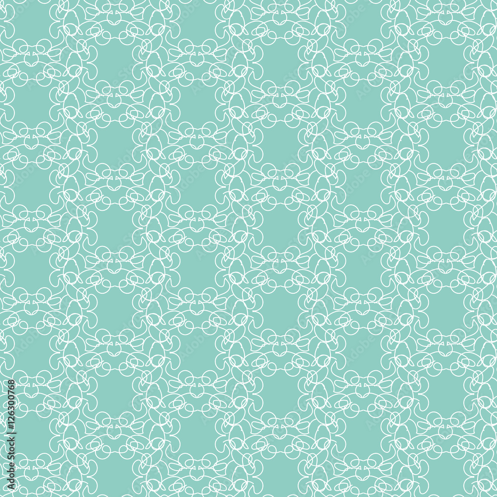 Floral different vector seamless pattern