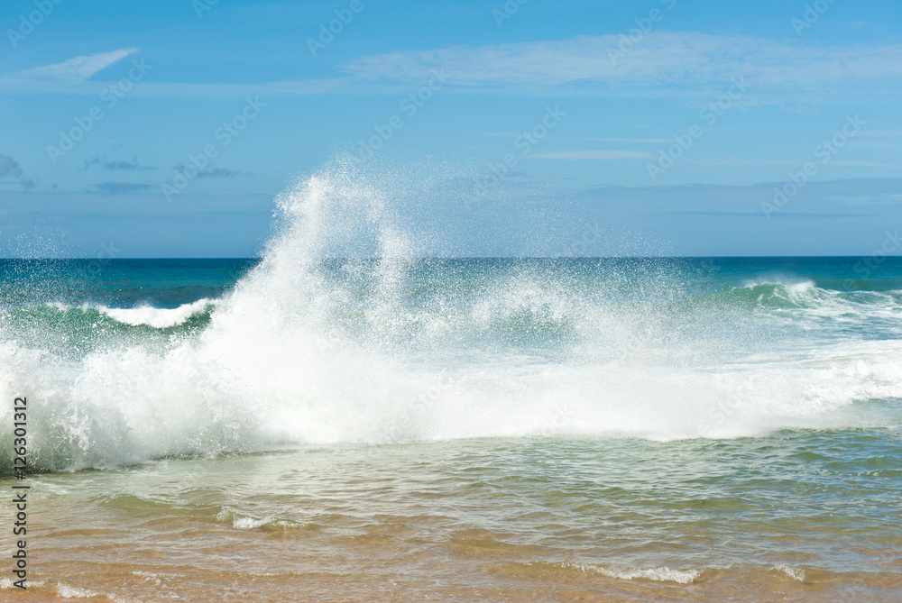 Fototapeta premium Ocean Atlantycki. Fale