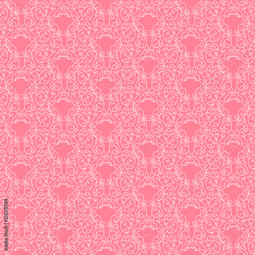 Floral different vector seamless pattern