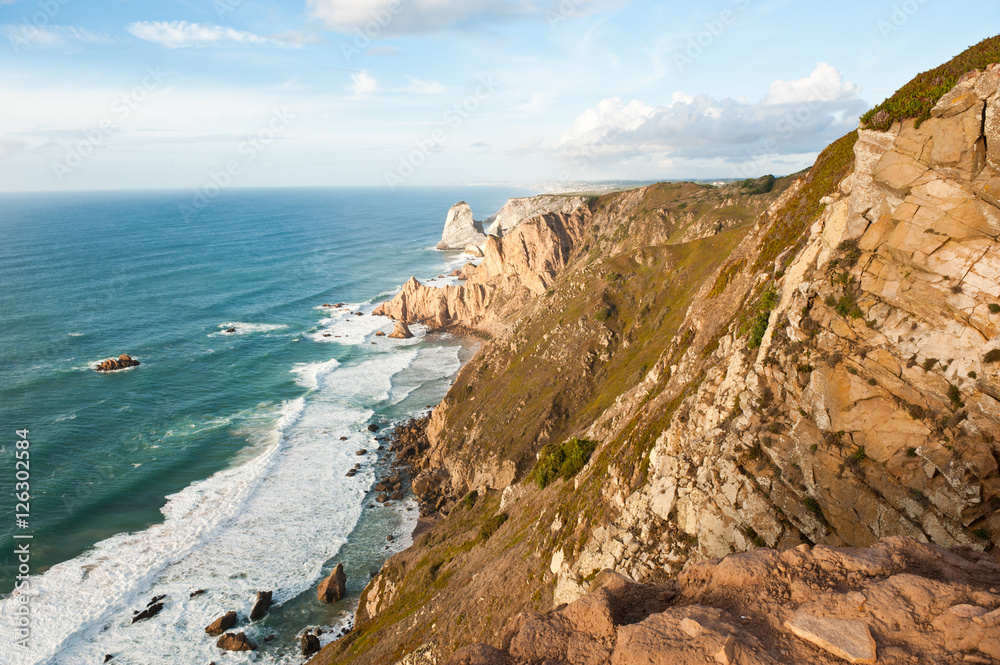 Sunset. Cabo da Roca (Cape Roca). Portugal