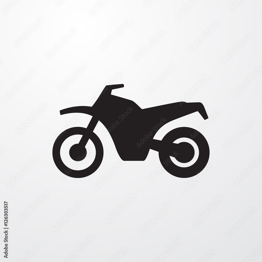 Fototapeta premium motorcycle icon illustration