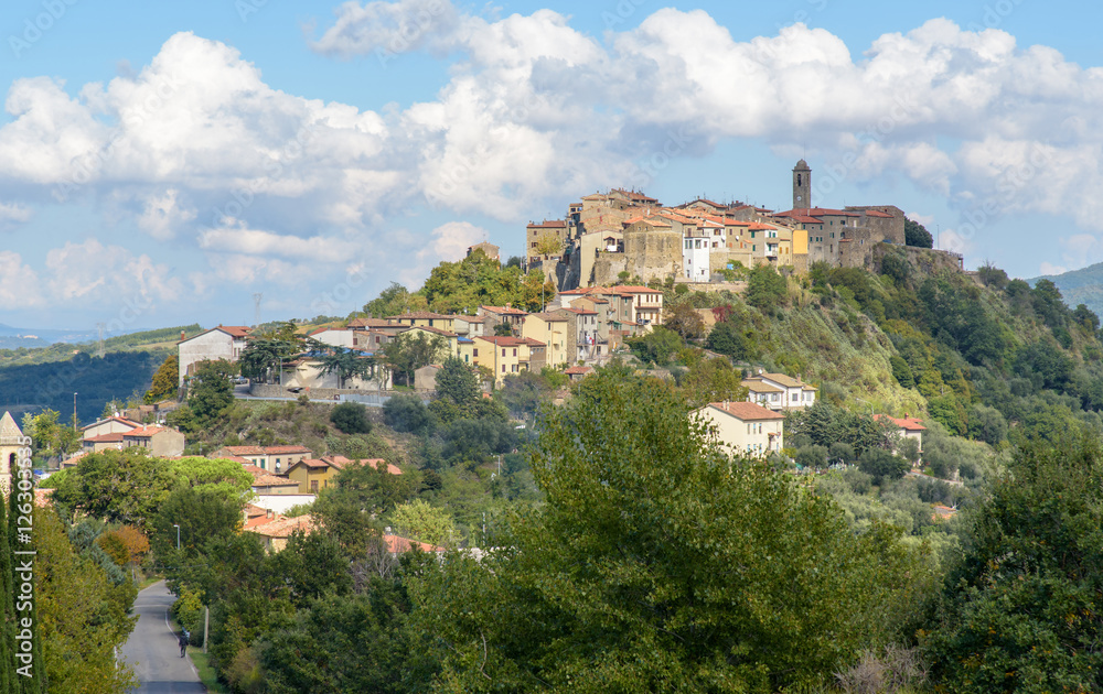 tuscan village of Montegiovi, italy