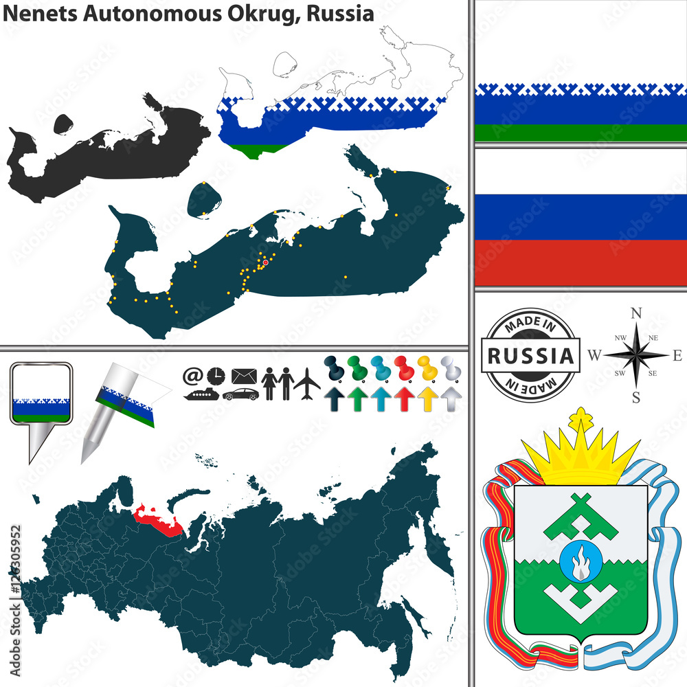 Fototapeta premium Nenets Autonomous Okrug, Russia