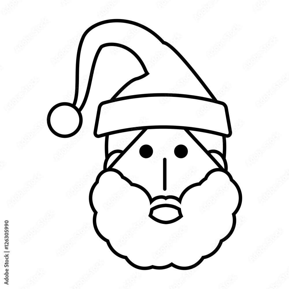 santa claus christmas character icon vector illustration design santa claus christmas character icon vector illustration design