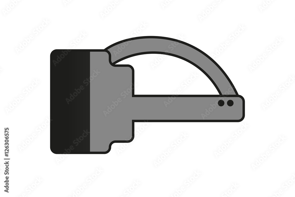 VR Headset simple icon VR Headset simple icon