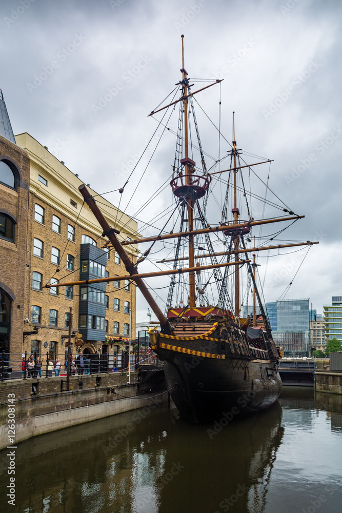 The Golden Hind in London
