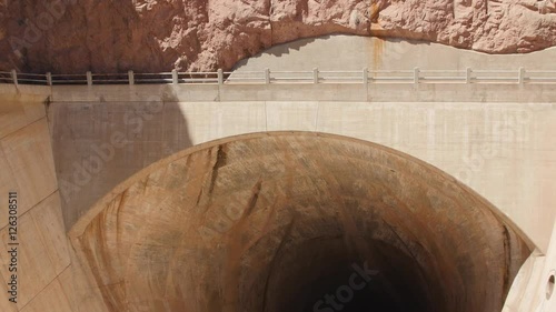 Hover Dam flood tube for excess water