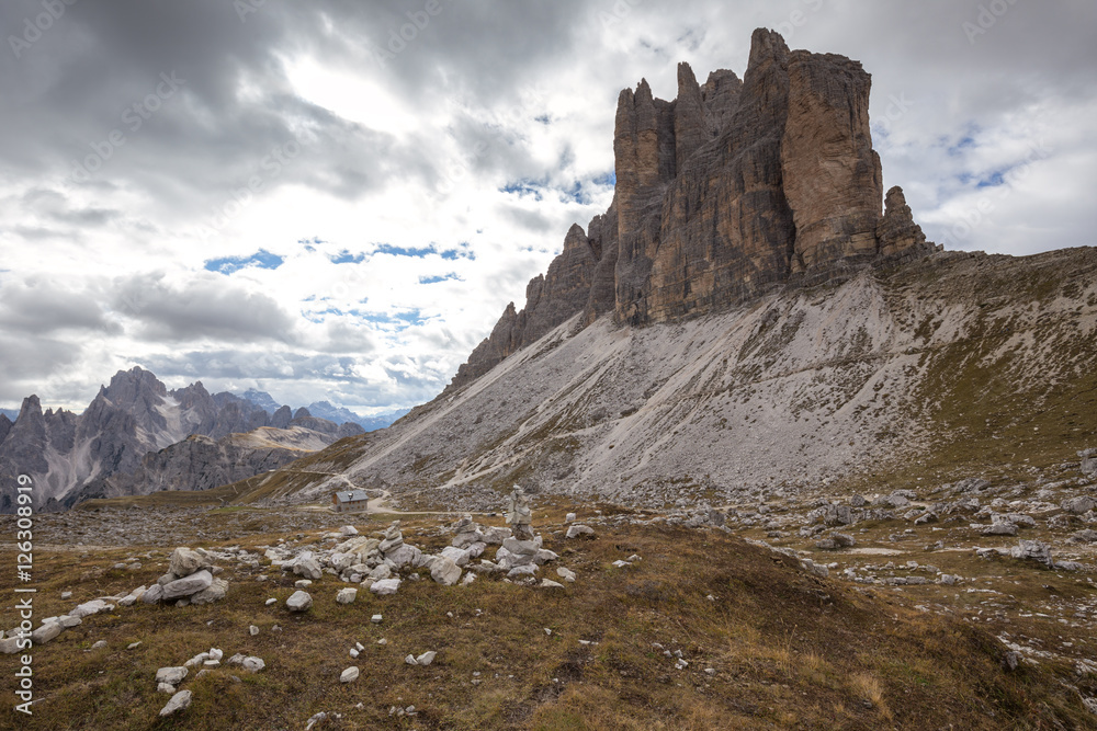 Dolomites mountain panorama ,Italy