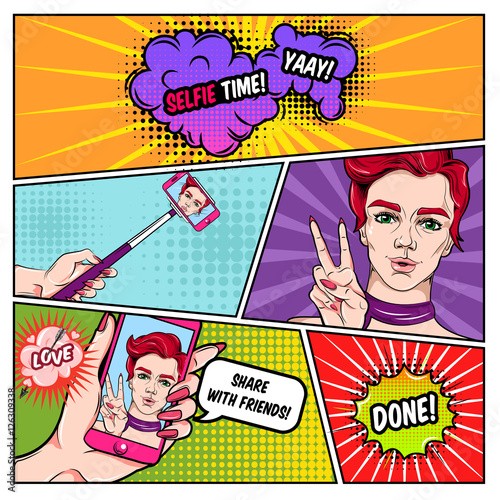 Selfie Comics Page