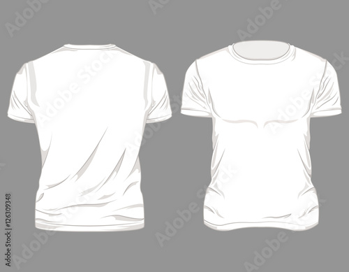 White Male T-shirt Design 