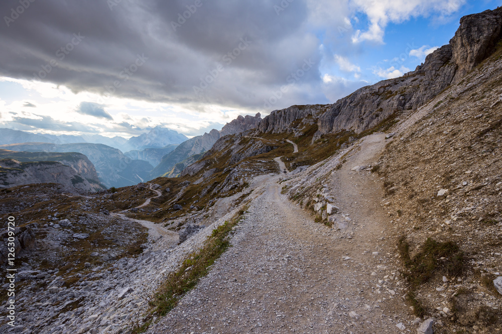 Fototapeta premium Dolomites mountain panorama
